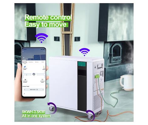 ระบบพลังงานแสงอาทิตย์แบบเก็บแบตเตอรี่ไฮบริด 5kwh แบบครบวงจร